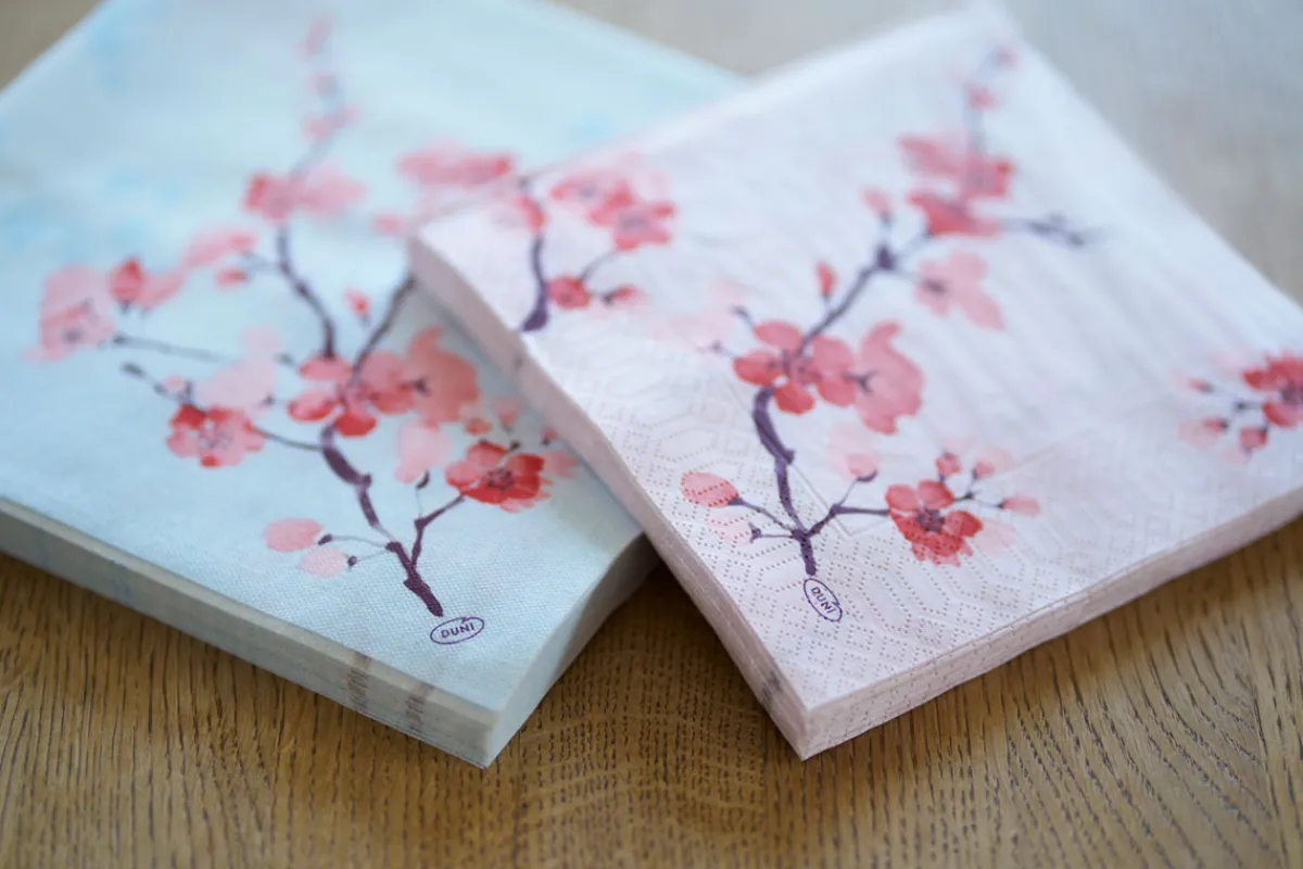 Servietten Im Lunchformat>DUNI Tissue-Serviette 33 x 33 cm Cherry Breeze Pink 3-lagig