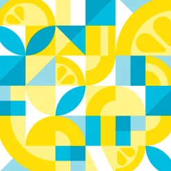 Servietten Im Lunchformat>PAPER + DESIGN Tissue-Serviette 33 x 33 cm Citrus Era Yellow 3-lagig