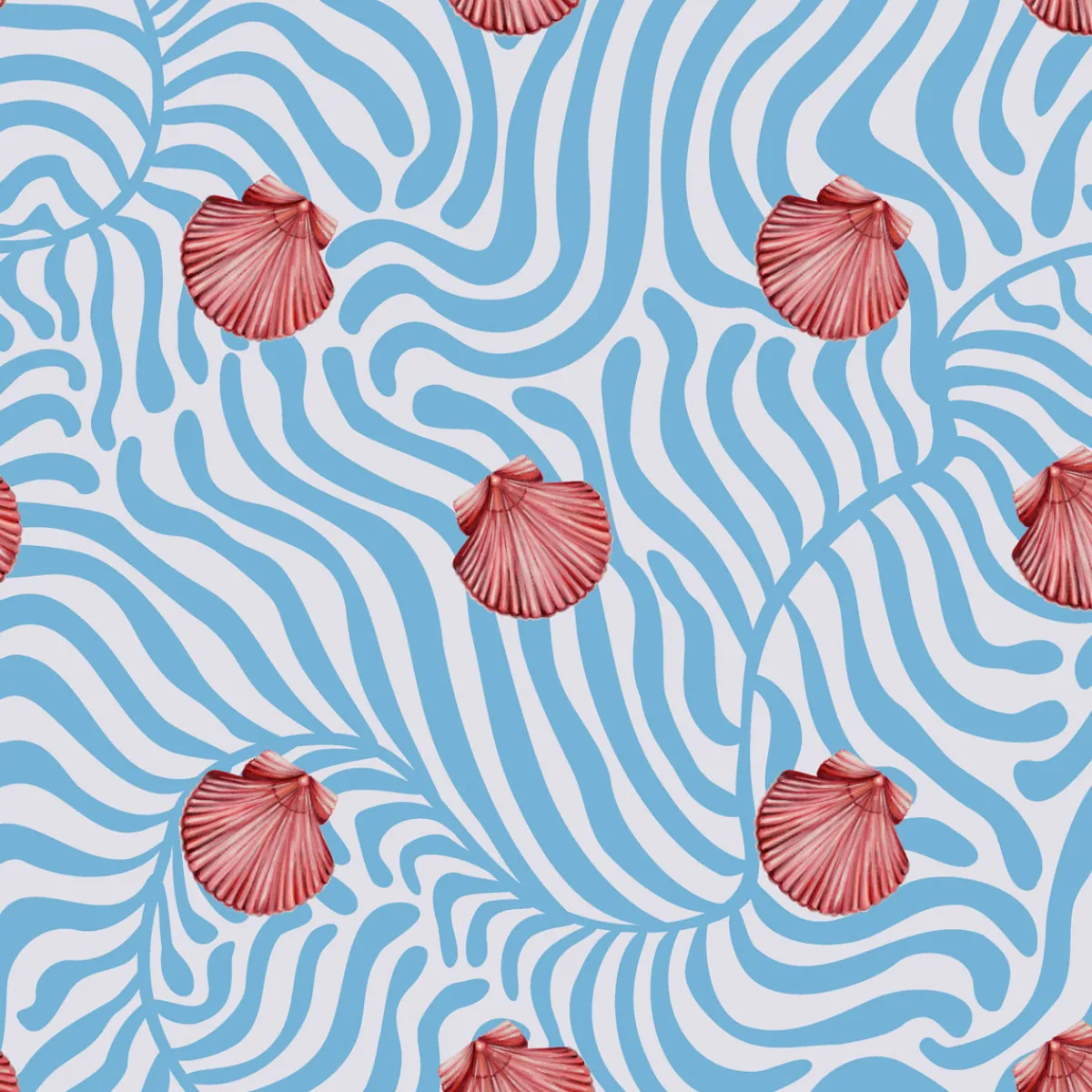 Servietten Im Lunchformat>PAPER + DESIGN Tissue-Serviette 33 x 33 cm Coral cove 3-lagig