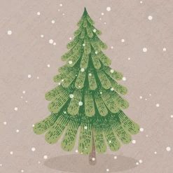 Cocktailservietten>PAPER + DESIGN Tissue-Serviette 24 x 24 cm Crafty Tree 3-lagig