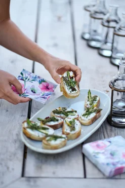 Cocktailservietten>DUNI Tissue-Serviette 24 x 24 cm Everbloom 3-lagig