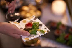 Cocktailservietten>DUNI Tissue-Serviette 24 x 24 cm Festive Bubbles Black 3-lagig