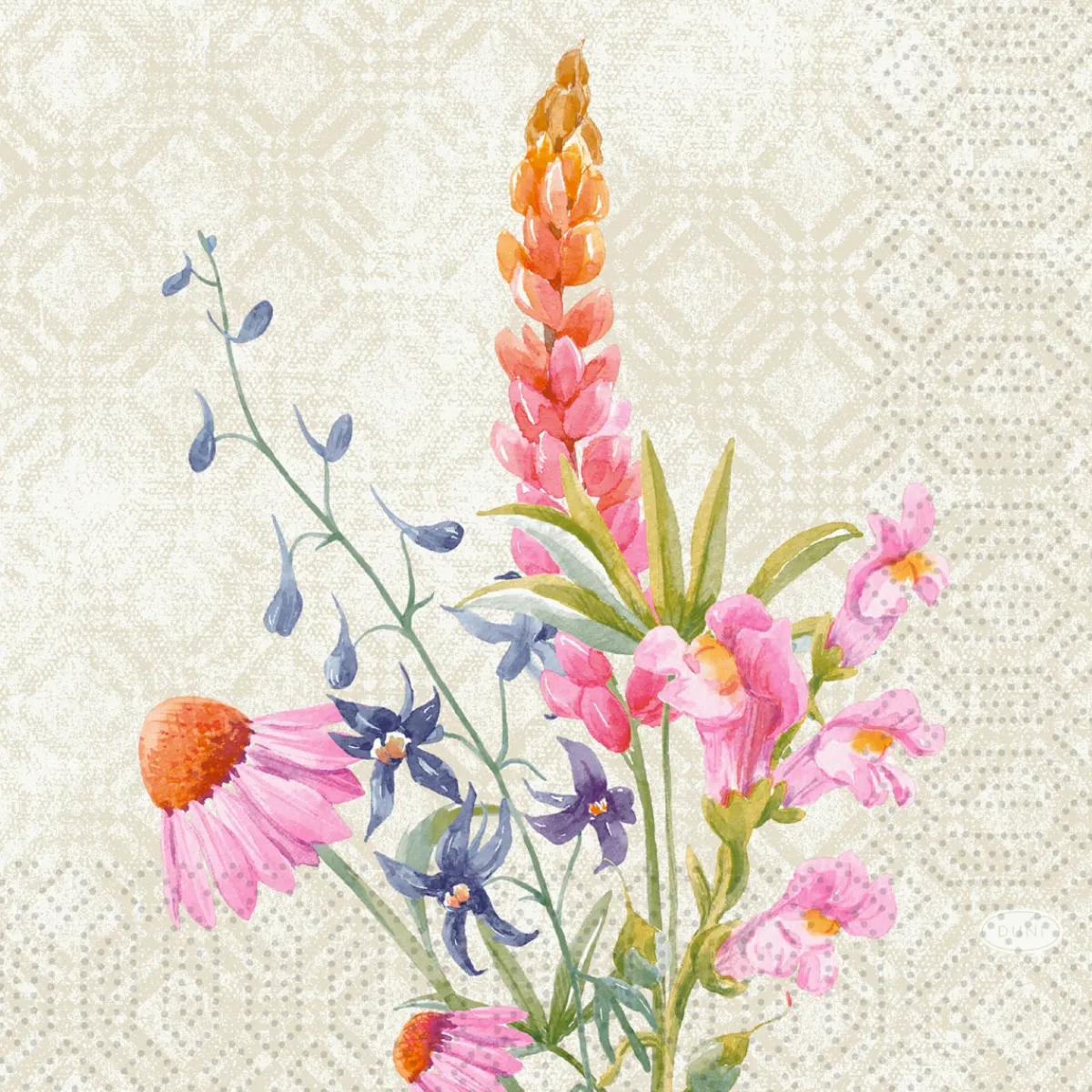 Servietten Im Lunchformat>DUNI Tissue-Serviette 33 x 33 cm Floret 3-lagig