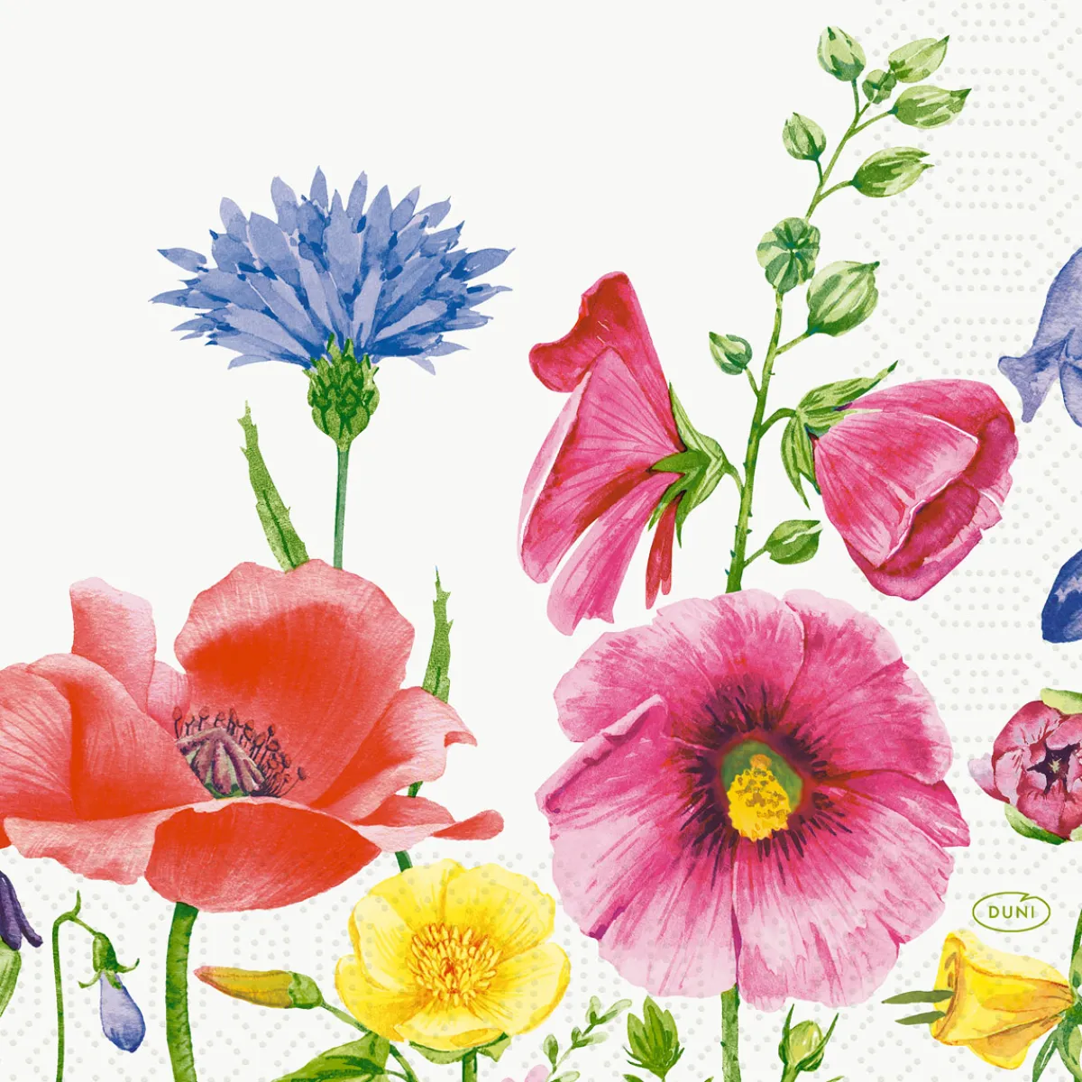 Servietten Im Lunchformat>DUNI Tissue-Serviette 33 x 33 cm Flowy Meadow 3-lagig