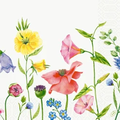 Servietten Im Dinnerformat>DUNI Tissue-Serviette 40 x 40 cm Flowy Meadow 3-lagig