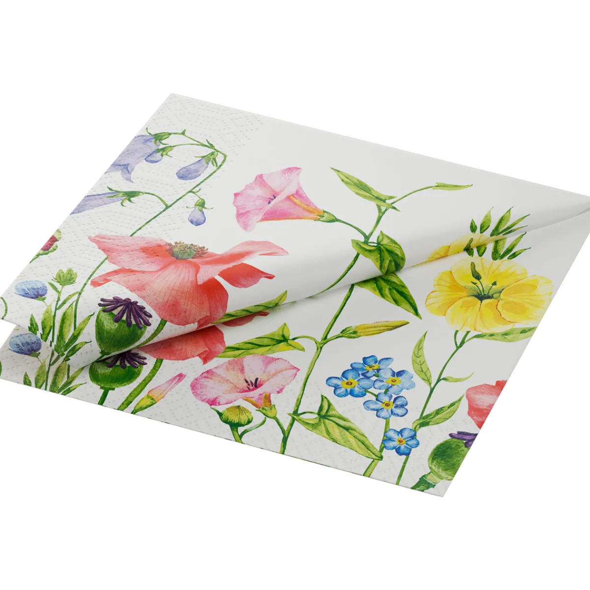 Servietten Im Lunchformat>DUNI Tissue-Serviette 33 x 33 cm Flowy Meadow 3-lagig