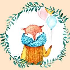 Servietten Im Lunchformat>PAPER + DESIGN Tissue-Serviette 33 x 33 cm Fox Balloons 3-lagig