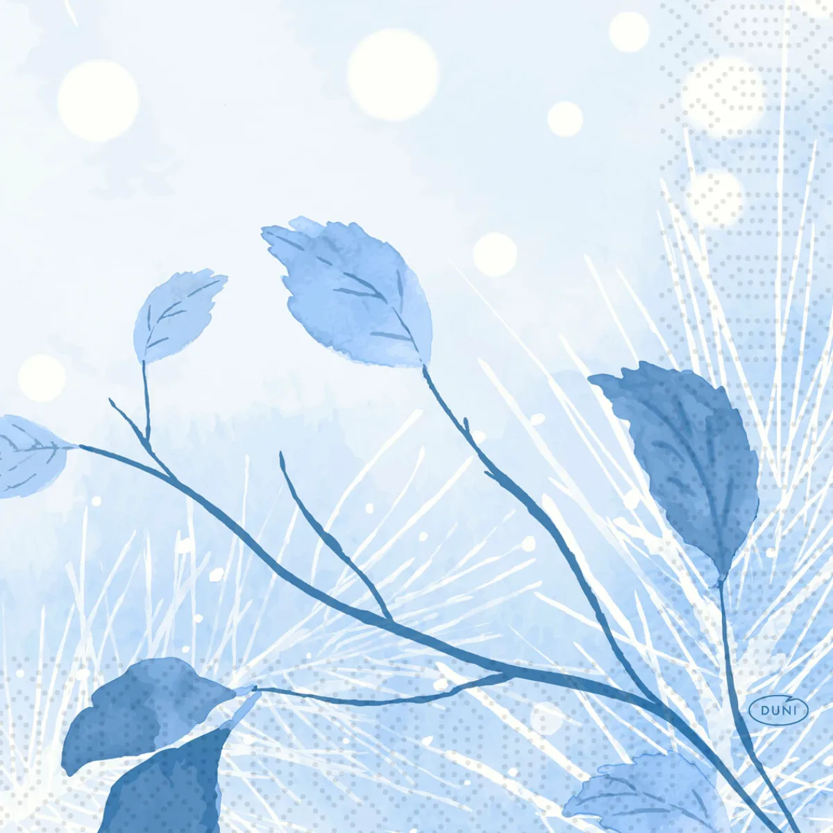 Servietten Im Lunchformat>DUNI Tissue-Serviette 33 x 33 cm Frosted Winter 3-lagig