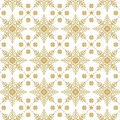 Servietten Im Lunchformat>PAPER + DESIGN Tissue-Serviette 33 x 33 cm Golden Snow 3-lagig