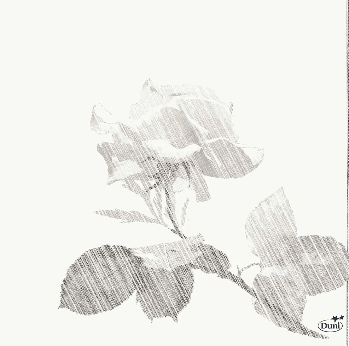 Servietten Im Lunchformat>DUNI Tissue-Serviette 33 x 33 cm Grey Rose 3-lagig