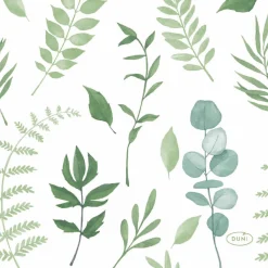 Cocktailservietten>DUNI Tissue-Serviette 24 x 24 cm Greenery 3-lagig