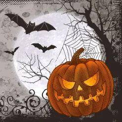 Servietten Im Lunchformat>PAPER + DESIGN Tissue-Serviette 33 x 33 cm Halloween Time 3-lagig