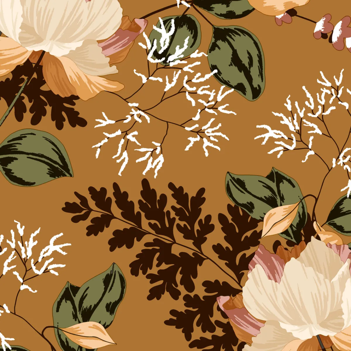 Servietten Im Lunchformat>PAPER + DESIGN Tissue-Serviette 33 x 33 cm Heritage Florals 3-lagig