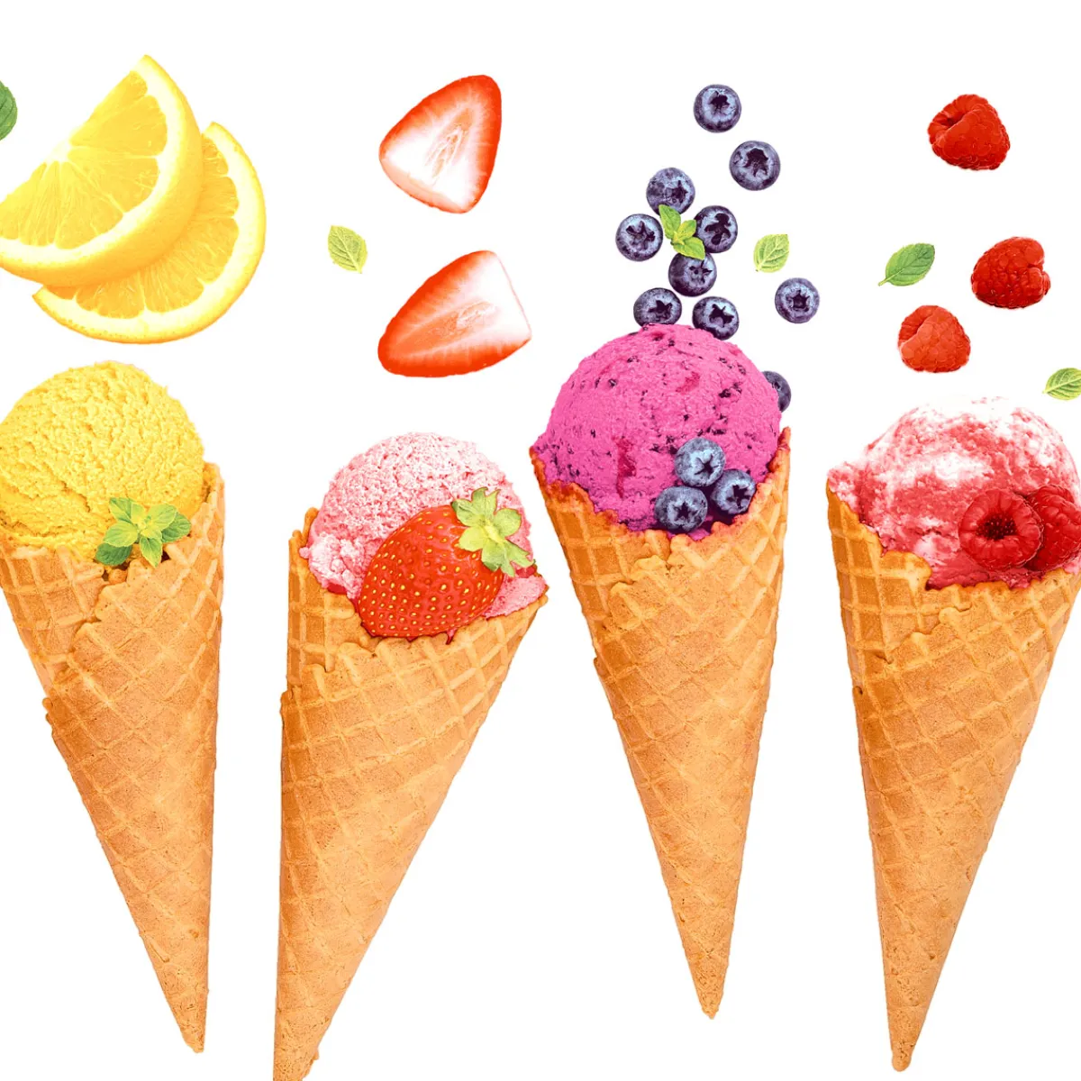 Servietten Im Lunchformat>PAPER + DESIGN Tissue-Serviette 33 x 33 cm Icecream Dream 3-lagig