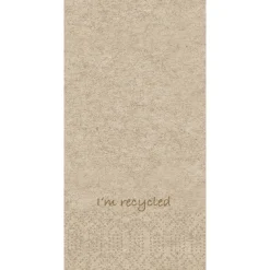 Vorgefaltete Servietten>DUNI Tissue-Serviette 33 x 33 cm I'm Recycled 2-lagig