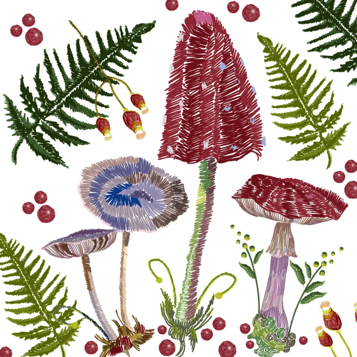 Servietten Im Lunchformat>PAPER + DESIGN Tissue-Serviette 33 x 33 cm In The Forest 3-lagig