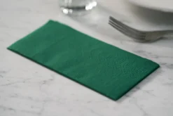 Vorgefaltete Servietten>DUNI Tissue-Serviette 33 x 33 cm Jägergrün 3-lagig