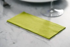 Vorgefaltete Servietten>DUNI Tissue-Serviette 33 x 33 cm Kiwi 3-lagig