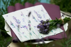 Servietten Im Lunchformat>PAPER + DESIGN Tissue-Serviette 33 x 33 cm Lavender oasis 3-lagig