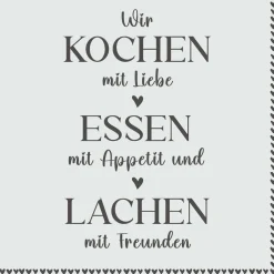 Servietten Im Lunchformat>PAPER + DESIGN Tissue-Serviette 33 x 33 cm 3-lagig