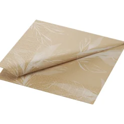 Servietten Im Lunchformat>DUNI Tissue-Serviette 33 x 33 cm Leaves Natural 3-lagig