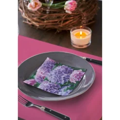 Servietten Im Lunchformat>PAPER + DESIGN Tissue-Serviette 33 x 33 cm Lilac Hydrangea 3-lagig