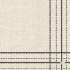 Servietten Im Lunchformat>DUNI Tissue-Serviette 33 x 33 cm Linen Lines Black 3-lagig