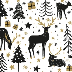Servietten Im Lunchformat>DUNI Tissue-Serviette 33 x 33 cm Magic Winter 3-lagig