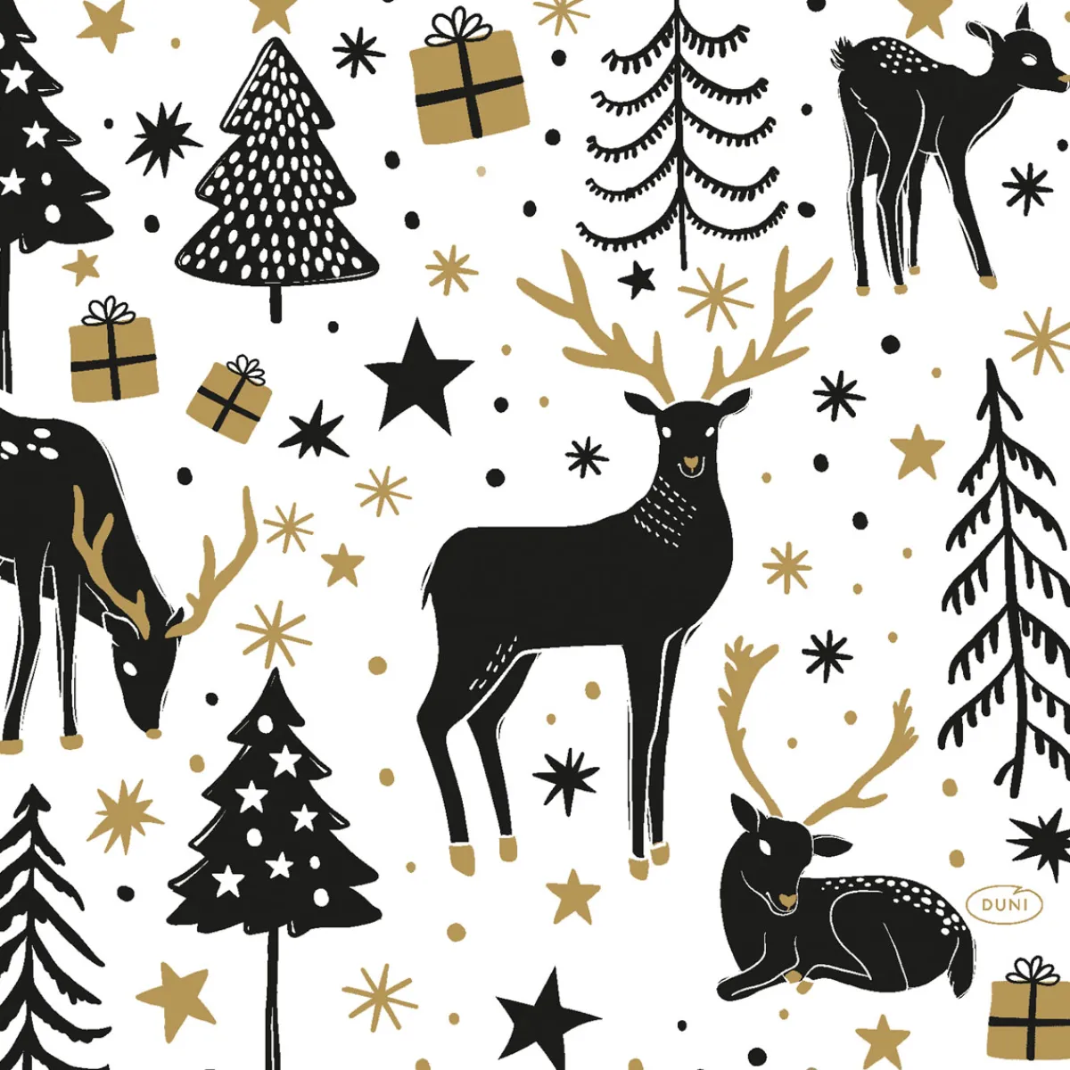 Servietten Im Lunchformat>DUNI Tissue-Serviette 33 x 33 cm Magic Winter 3-lagig