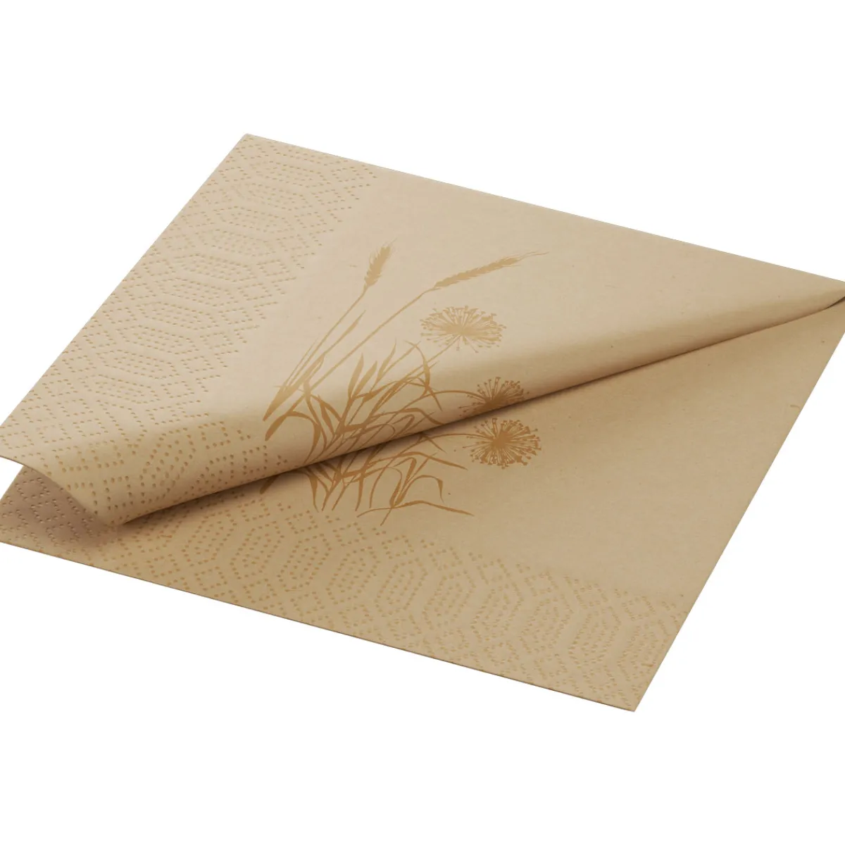 Servietten Im Lunchformat>DUNI Tissue-Serviette 33 x 33 cm Meadow Natural 3-lagig