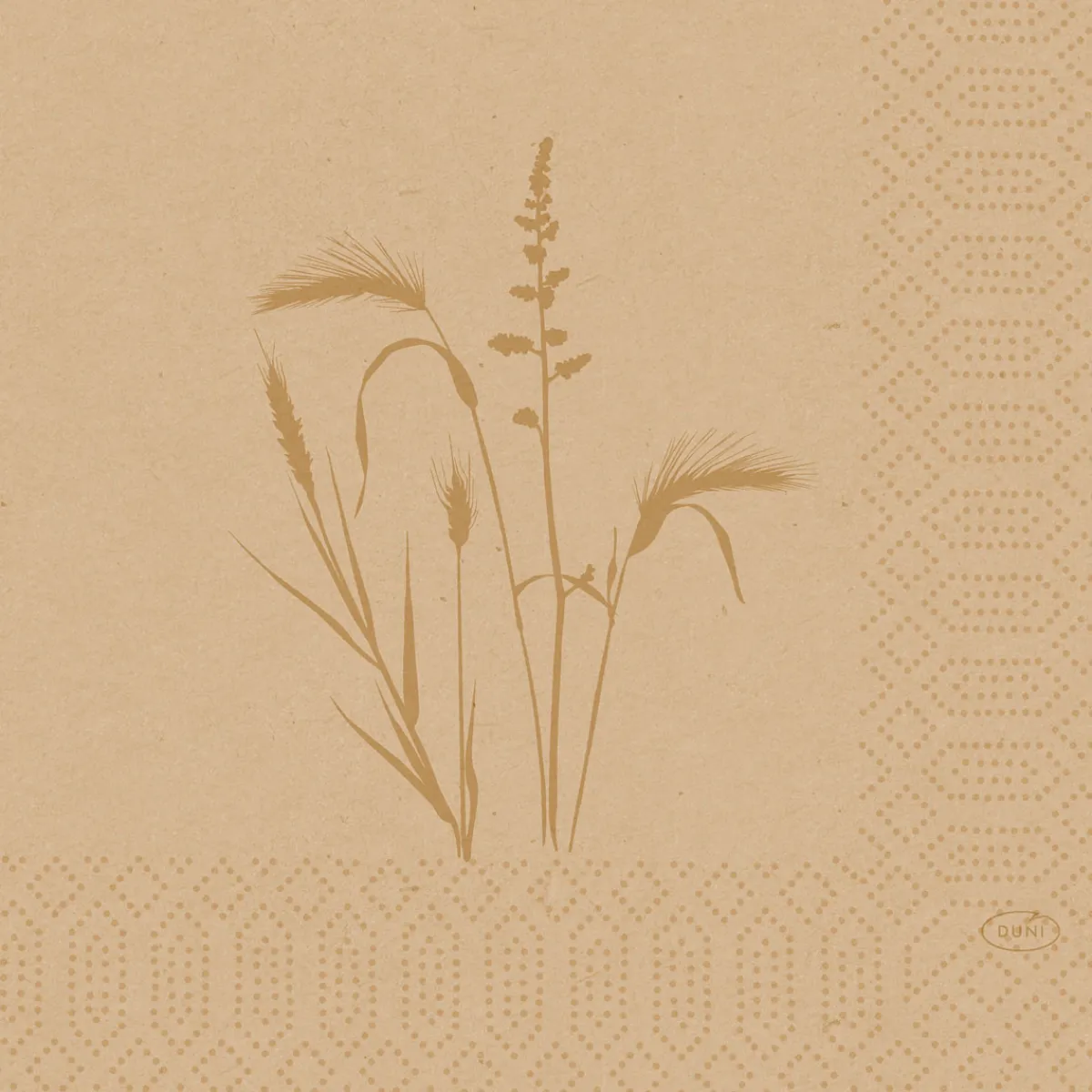 Servietten Im Lunchformat>DUNI Tissue-Serviette 33 x 33 cm Meadow Natural 3-lagig