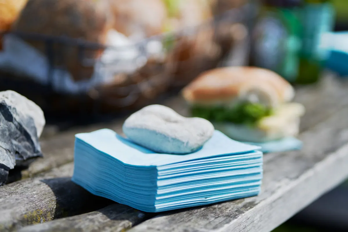 Servietten Im Dinnerformat>DUNI Tissue-Serviette 40 x 40 cm Mint Blue 3-lagig