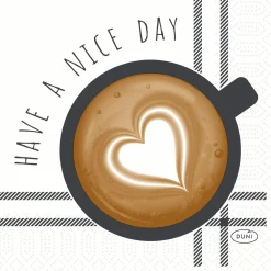 Cocktailservietten>DUNI Tissue-Serviette 24 x 24 cm Nice Day 3-lagig