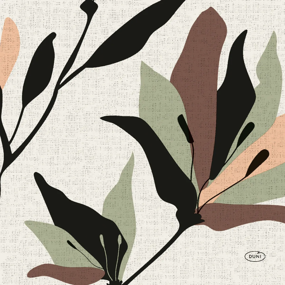 Servietten Im Lunchformat>DUNI Tissue-Serviette 33 x 33 cm Nomad Flowers 3-lagig