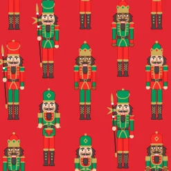 Servietten Im Lunchformat>PAPER + DESIGN Tissue-Serviette 33 x 33 cm Nutcracker Red 3-lagig