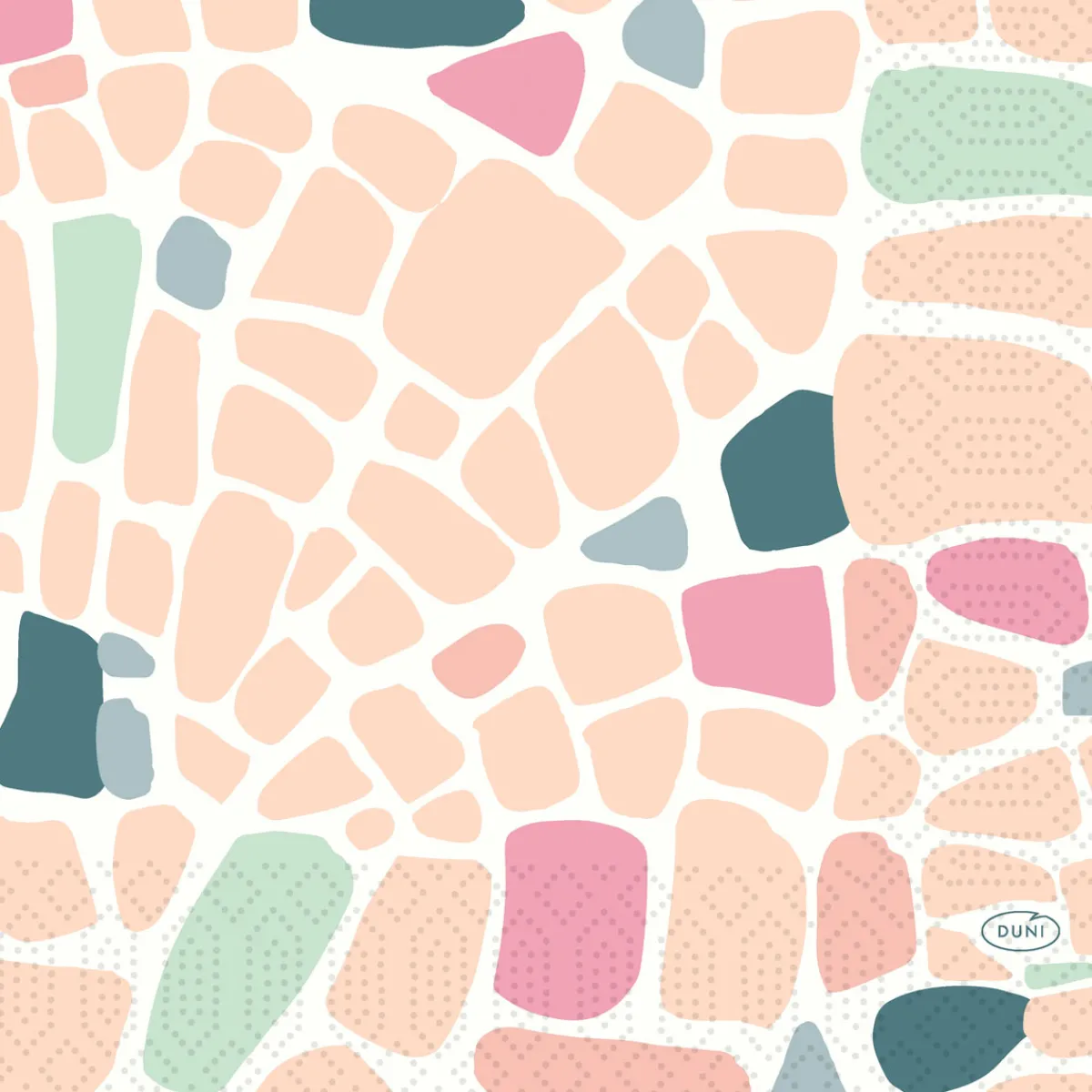 Servietten Im Lunchformat>DUNI Tissue-Serviette 33 x 33 cm Ocean Pebbles 3-lagig