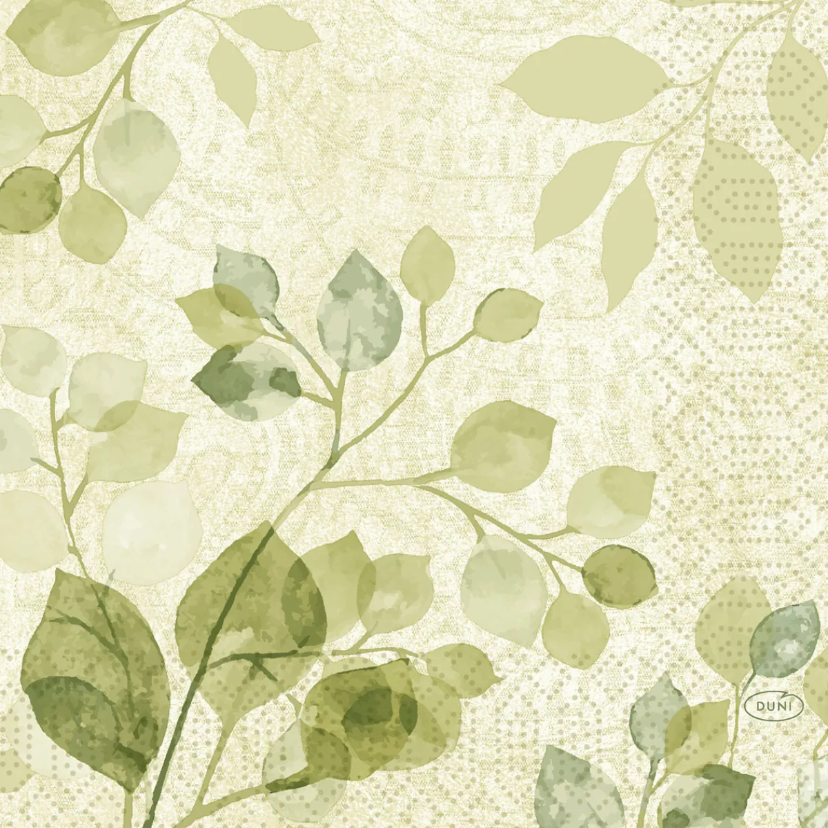 Servietten Im Lunchformat>DUNI Tissue-Serviette 33 x 33 cm Paisley leaves 3-lagig