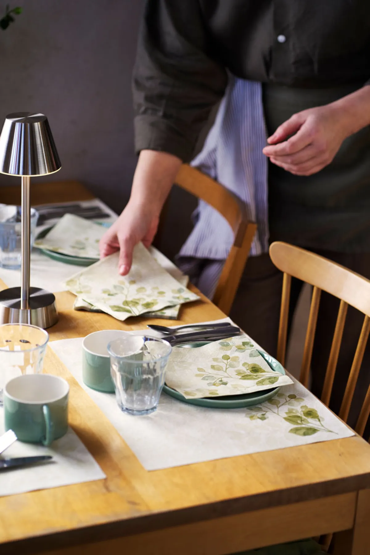 Servietten Im Lunchformat>DUNI Tissue-Serviette 33 x 33 cm Paisley leaves 3-lagig