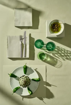 Servietten Im Dinnerformat>DUNI Tissue-Serviette 40 x 40 cm Pistaziengrün 3-lagig