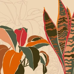 Servietten Im Lunchformat>PAPER + DESIGN Tissue-Serviette 33 x 33 cm Plant Terra 3-lagig