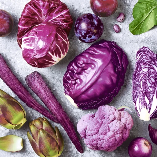 Servietten Im Lunchformat>PAPER + DESIGN Tissue-Serviette 33 x 33 cm Purple Veggies 3-lagig