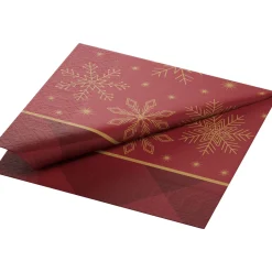 Servietten Im Lunchformat>DUNI Tissue-Serviette 33 x 33 cm Rhombus Bordeaux 3-lagig