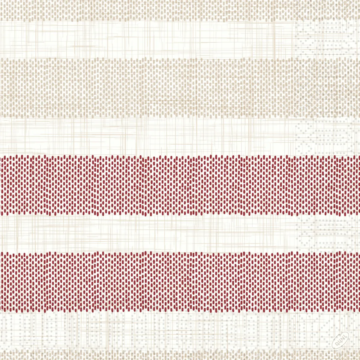 Servietten Im Dinnerformat>DUNI Tissue-Serviette 40 x 40 cm Rigato Bordeaux 3-lagig