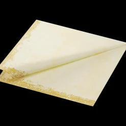 Vorgefaltete Servietten>DUNI Tissue-Serviette 40 x 40 cm Royal Cream 3-lagig