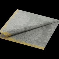 Vorgefaltete Servietten>DUNI Tissue-Serviette 40 x 40 cm Royal Granite Grey 3-lagig