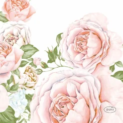Cocktailservietten>DUNI Tissue-Serviette 24 x 24 cm Rose Glory 3-lagig