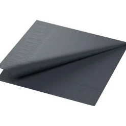 Servietten Im Lunchformat>DUNI Tissue-Serviette 33 x 33 cm Schwarz 3-lagig