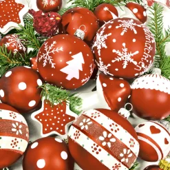 Cocktailservietten>PAPER + DESIGN Tissue-Serviette 24 x 24 cm Snow White in Red 3-lagig