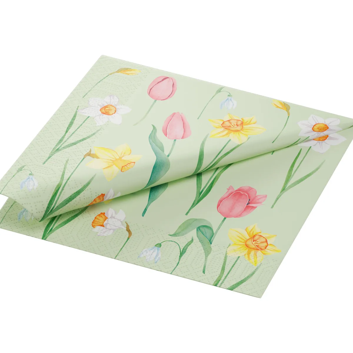 Servietten Im Dinnerformat>DUNI Tissue-Serviette 40 x 40 cm Spring Melody 3-lagig