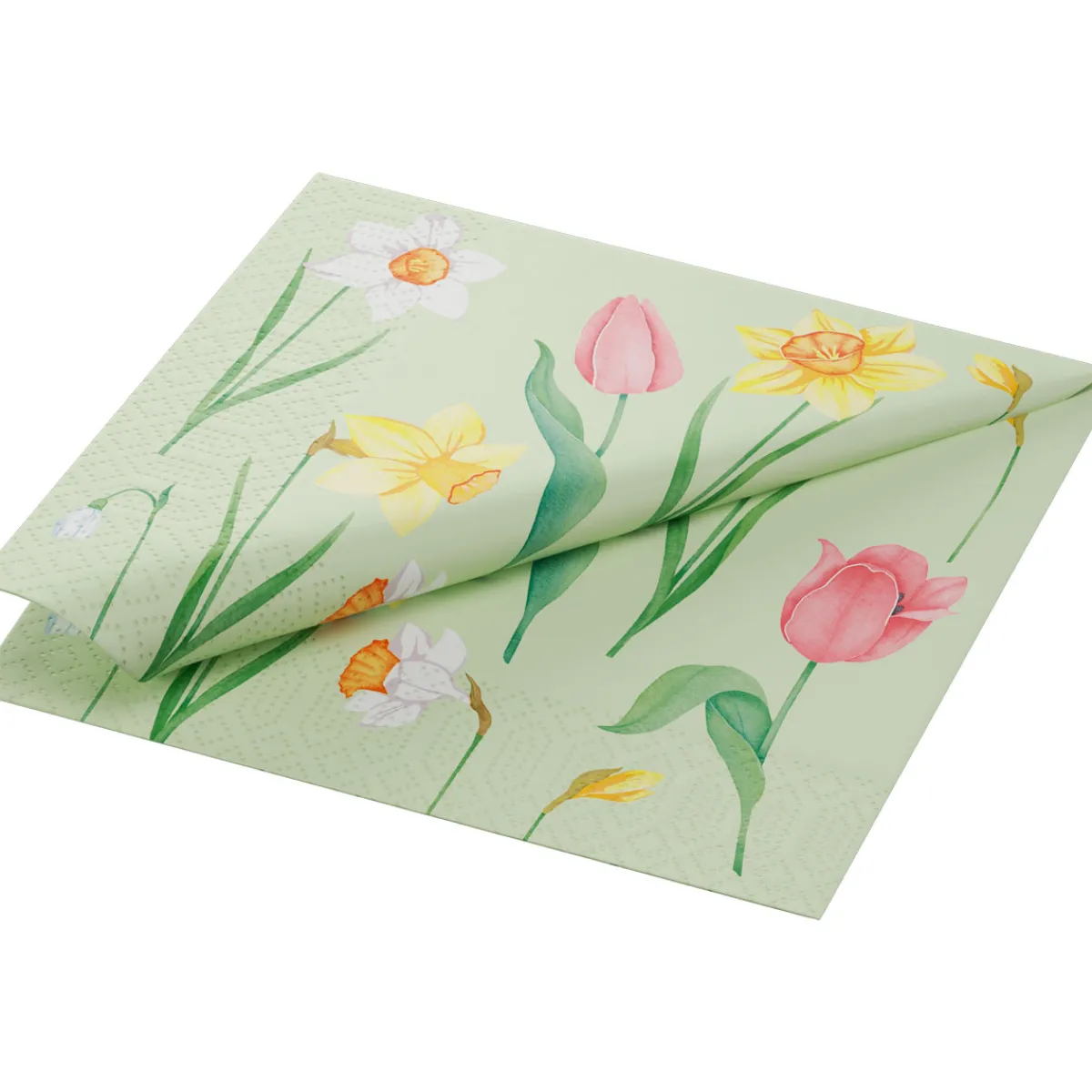 Servietten Im Lunchformat>DUNI Tissue-Serviette 33 x 33 cm Spring Melody 3-lagig